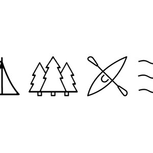 Herren T-Shirt PADDELN im Minimal Design - 100% Organic Bio Baumwolle - für Kanu, Kajak, Canadier, Camping, Zelten, Natur, Lieblingsstück!