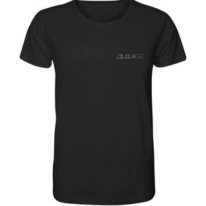 Herren T-Shirt PADDELN im Minimal Design - 100% Organic Bio Baumwolle - für Kanu, Kajak, Canadier, Camping, Zelten, Natur, Lieblingsstück!