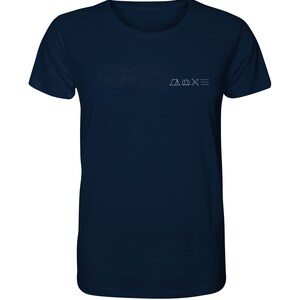 Herren T-Shirt PADDELN im Minimal Design - 100% Organic Bio Baumwolle - für Kanu, Kajak, Canadier, Camping, Zelten, Natur, Lieblingsstück!