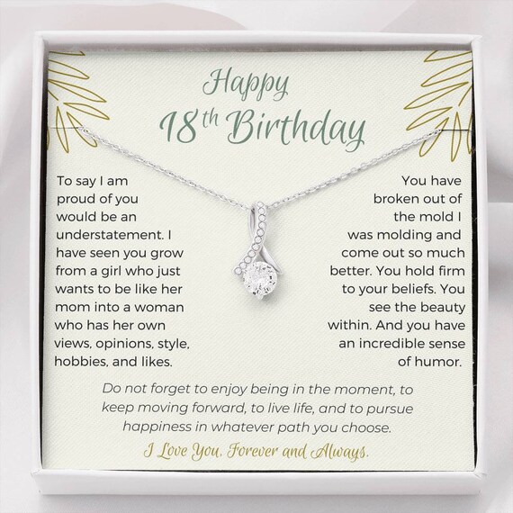 Happy 18th Birthday to My Daughter Gift to My Daughter on Her - Etsy