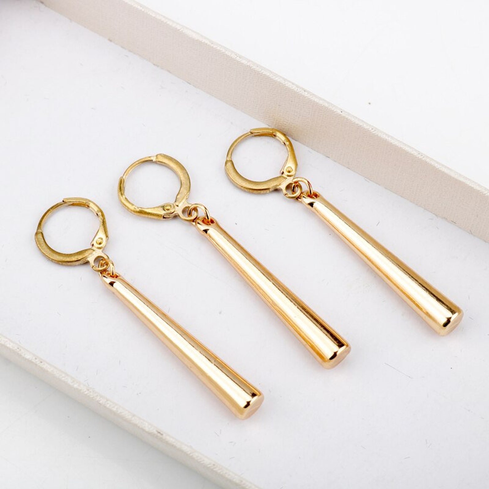 Zoro Earrings clip on 18K Gold Anime Earrings Hypoallergenic Etsy