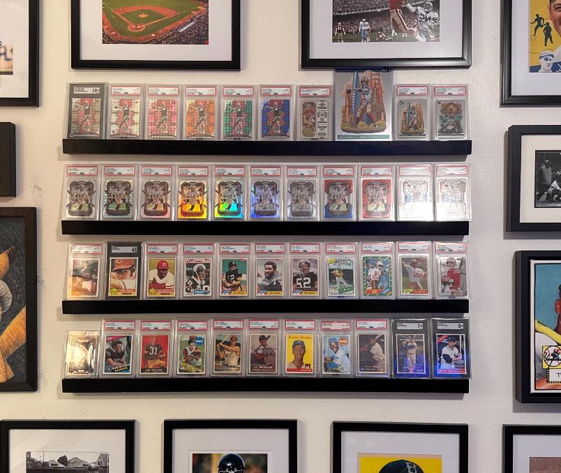 BEAUTIFUL Card Shelves perfect shelf for any kind of collectible card! - Sports and Trading Cards, Minimalist Design, Easy to hang!