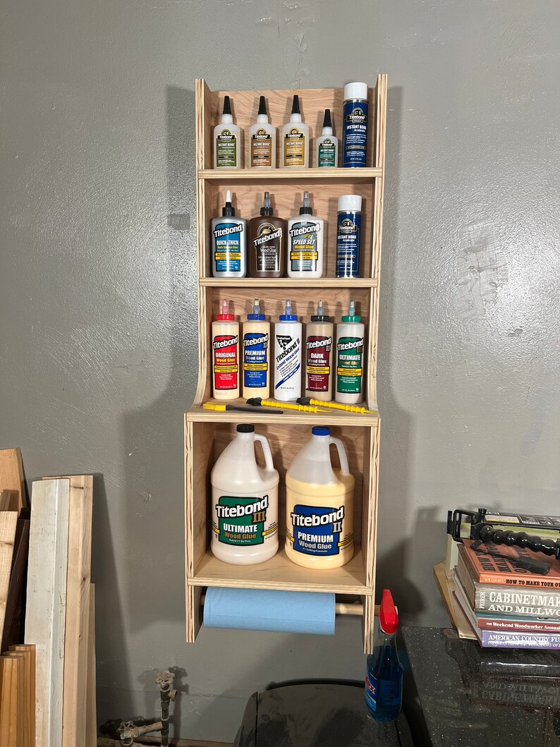 Titebond Wood Glue Shelf Large Etsy