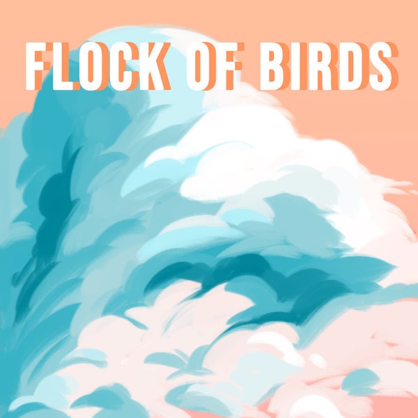 Flock of Birds (of three) || Sticker Pack