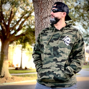 F.T.W Woodland-hoodie met camouflageprint