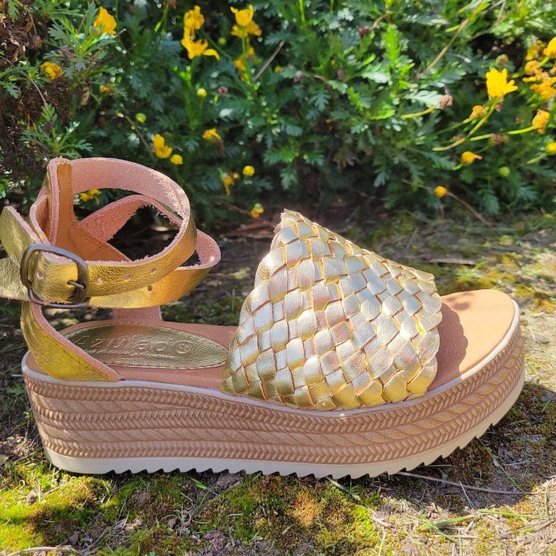 Mirnita Mexican Huaraches Rose Gold