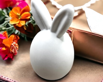 Molde de silicona huevo con orejas de conejo, molde de conejo de orejas rectas decoración de Pascua, molde para velas Conejito de Pascua molde de hormigón molde de yeso Raysinform, idea de artesanía de Pascua