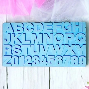 Alphabet Buchstaben Form für Schlüsselanhänger, Taschenanhänger, Gießform für Epoxidharz, Anfangsbuchstabe, Großbuchstabe Silikonform.
