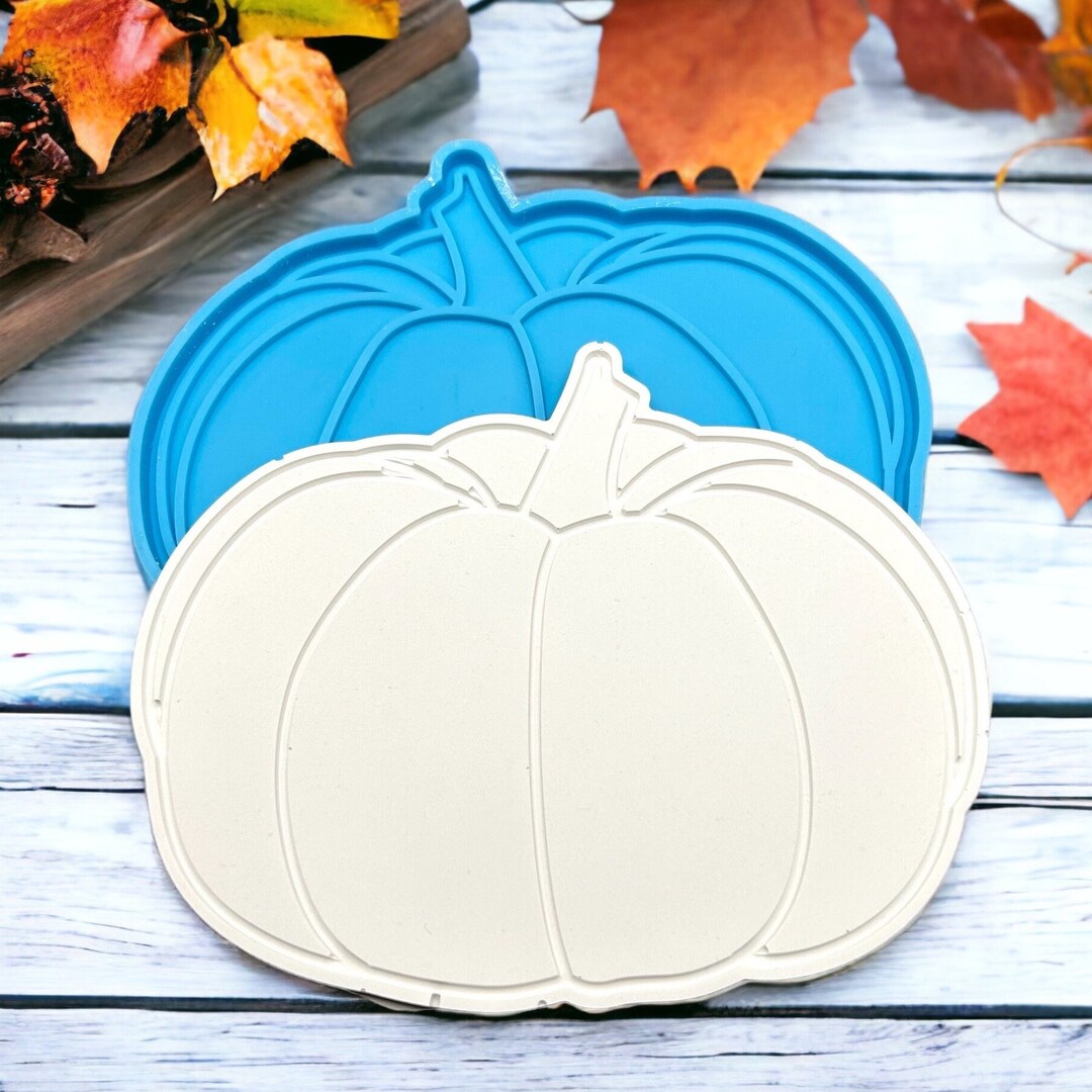 Kürbis Silikonform Für Kerzenhalter - 3D Halloween Gießform Für DIY Deko