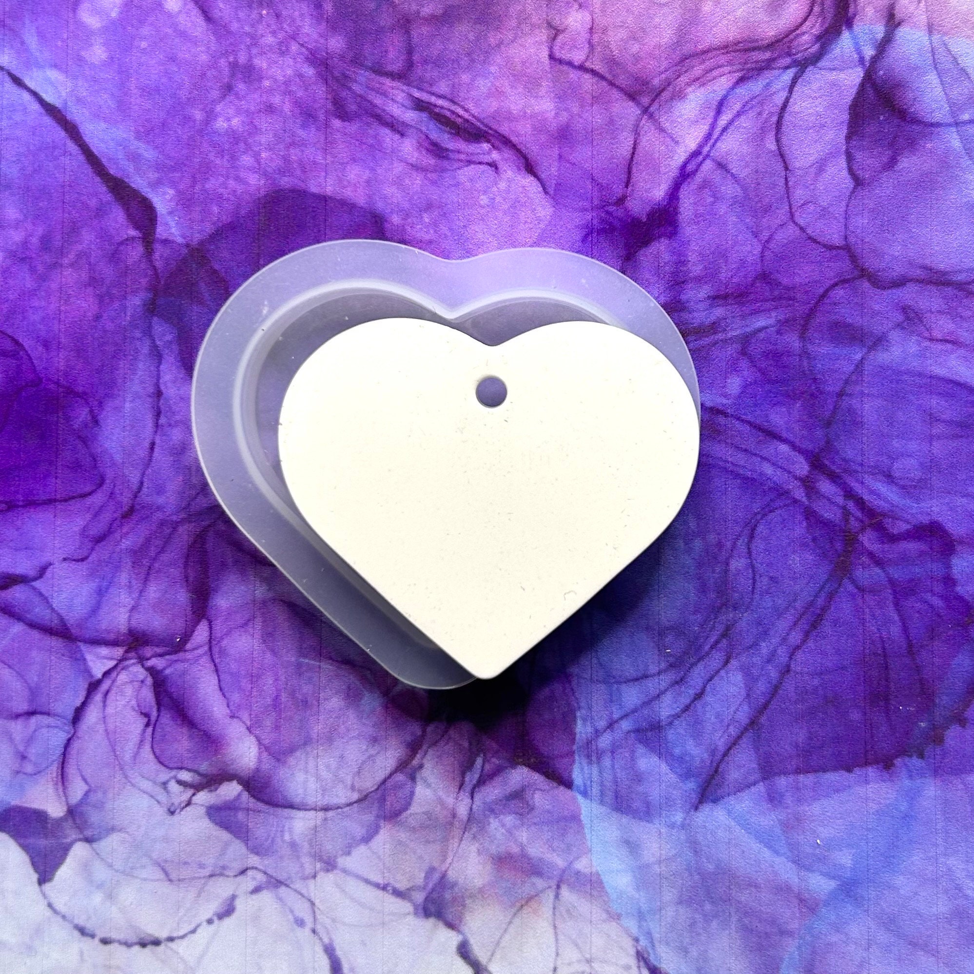 Stampini Per Resina A Forma Di Cuore - 2 Modelli 3D In Silicone, Per Ciondoli E Decorazioni - Foto 12