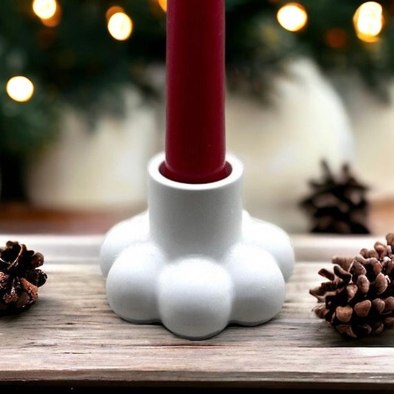 ACAREY Stampi in silicone resina epossidica, portacandele in resina epossidica, stampi in silicone fai da te, per decorazioni da tavolo, feste, matrimoni, soggiorno, Natale, casa