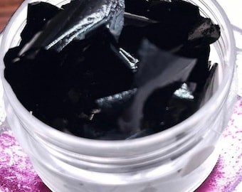 Black Foil Flakes for Resin – Deep Black Leaf Foil for Epoxy, Jewelry, Nail Art, DIY Decoration - Craft Supply