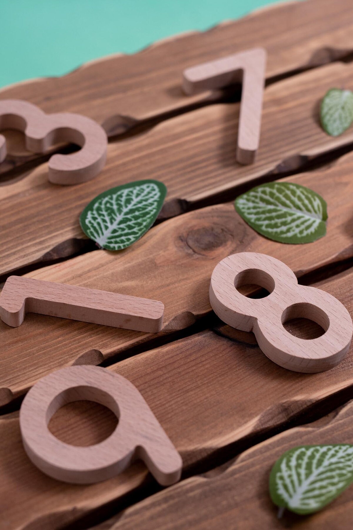 Wooden Numbers Set 0-9 Wooden Number tiles Wooden Numbers | Etsy