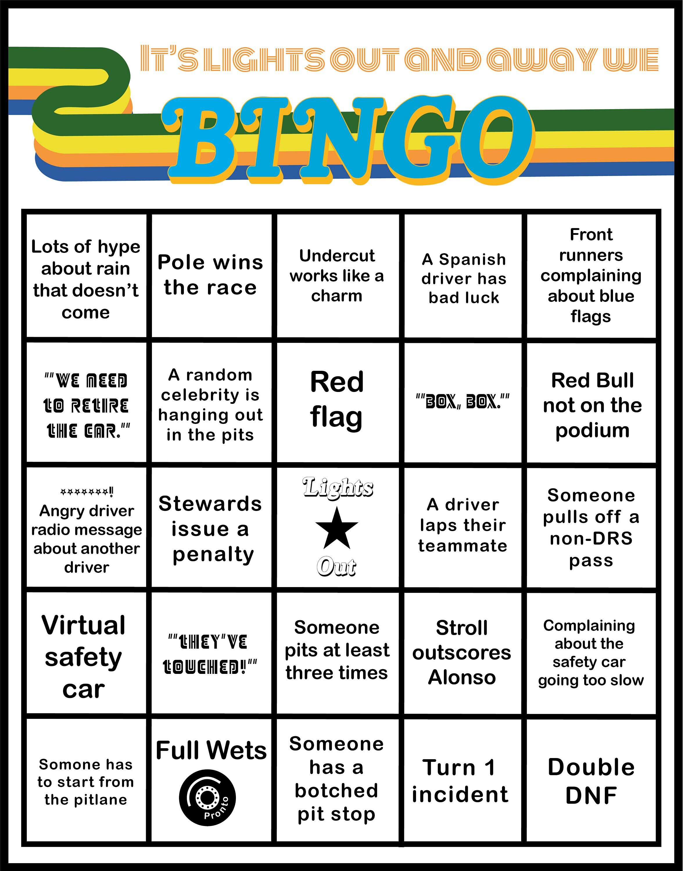 Lights Out and Away We Bingo instant Digital Download (Download Now) - Etsy