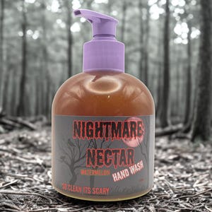 Nightmare Nectar Halloween Handwäsche Spooky Handwaschseife Goth Gothic Herbstduft Scented Hands Soaps Made in UK Macabre Horror