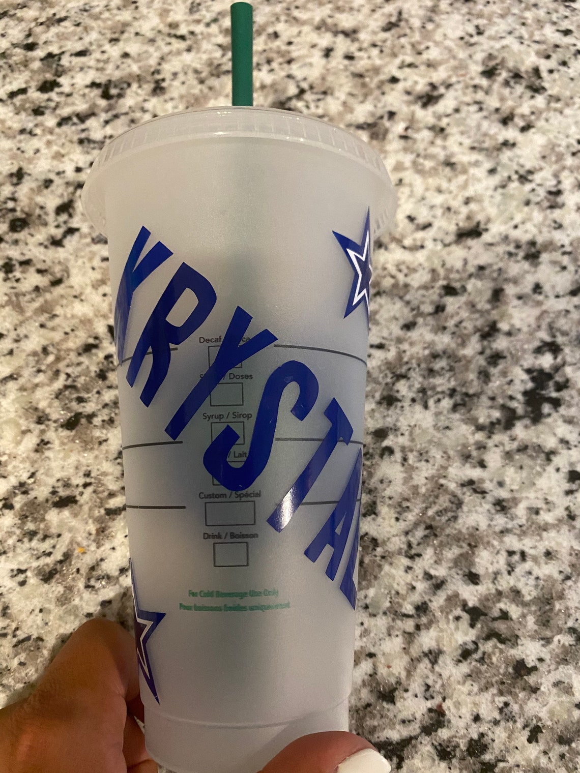Custom Dallas Cowboys Cup Etsy