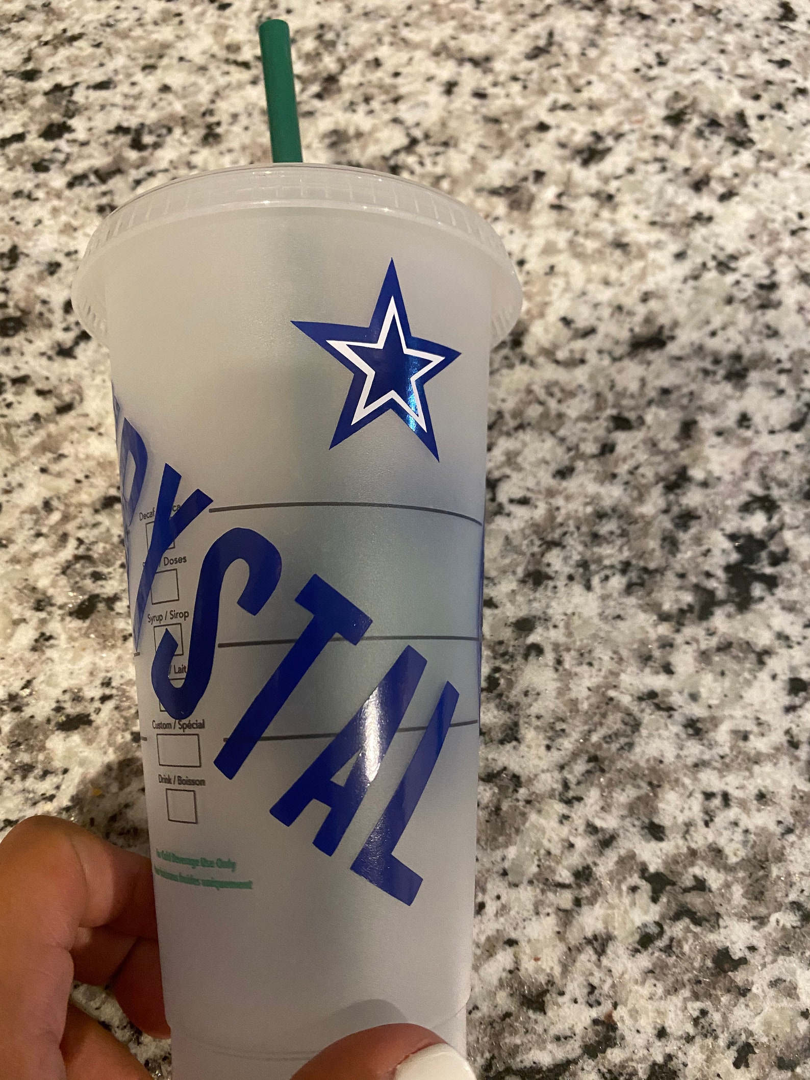 Custom Dallas Cowboys Cup Etsy