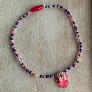 Minnie Mouse Confetti Charm Necklace - Kids Necklace - Handmade Childrens Jewelry bild 6