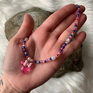 Minnie Mouse Confetti Charm Necklace - Kids Necklace - Handmade Childrens Jewelry bild 10