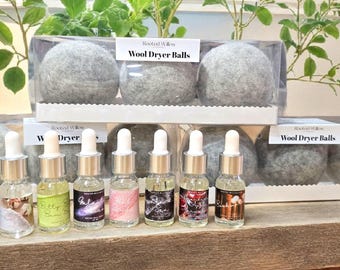 Wool Dryer Balls & Scented Ball Drops – Natural Fabric Softening with Long-Lasting Fragrance