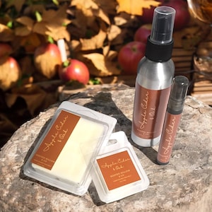 Apple Cider & Oak - Home Fragrance Wax Melts Room + Linen Spray