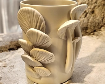 Jarrón con forma de hongo de estilo caprichoso - Cottagecore