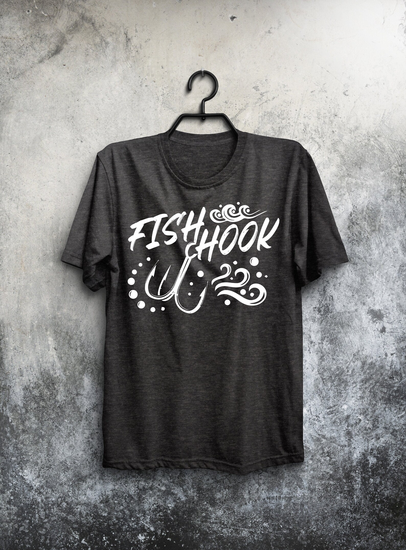 Fish Hook Tshirt Fishing Shirt Fishing Tee for Men Etsy