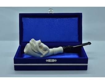 Naked Lady Pipe, Big Boobs Pipe, Meerschaum Pipe, Straight Stem Pipe