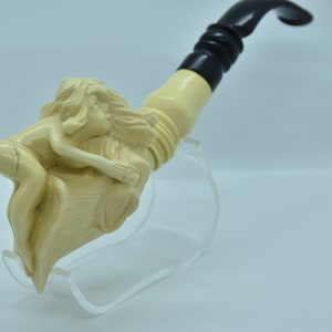 Naked Lady Pipe, Big Boobs Pipe, Meerschaum Pipe, Straight Stem Pipe