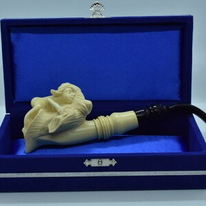 Naked Lady Pipe, Big Boobs Pipe, Meerschaum Pipe, Straight Stem Pipe