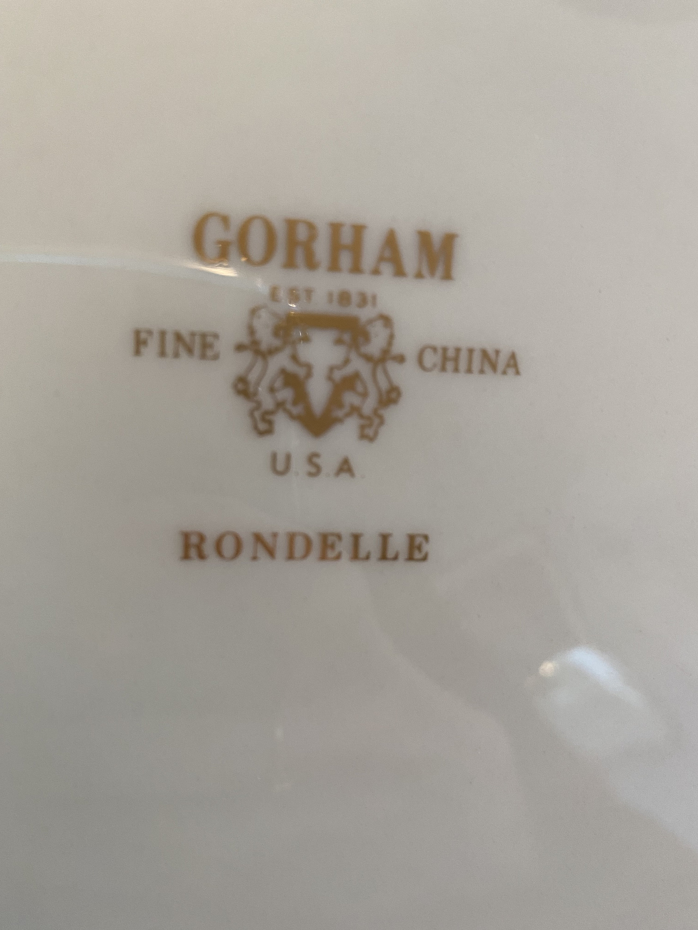 Gorham Rondelle China in Mint Condition Etsy