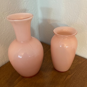 Pair of Mikasa Laslo Pink Vases