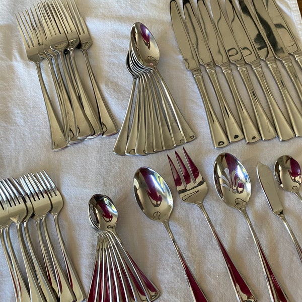 Gorham Stainless Sabrina Flatware by Gorham Silver