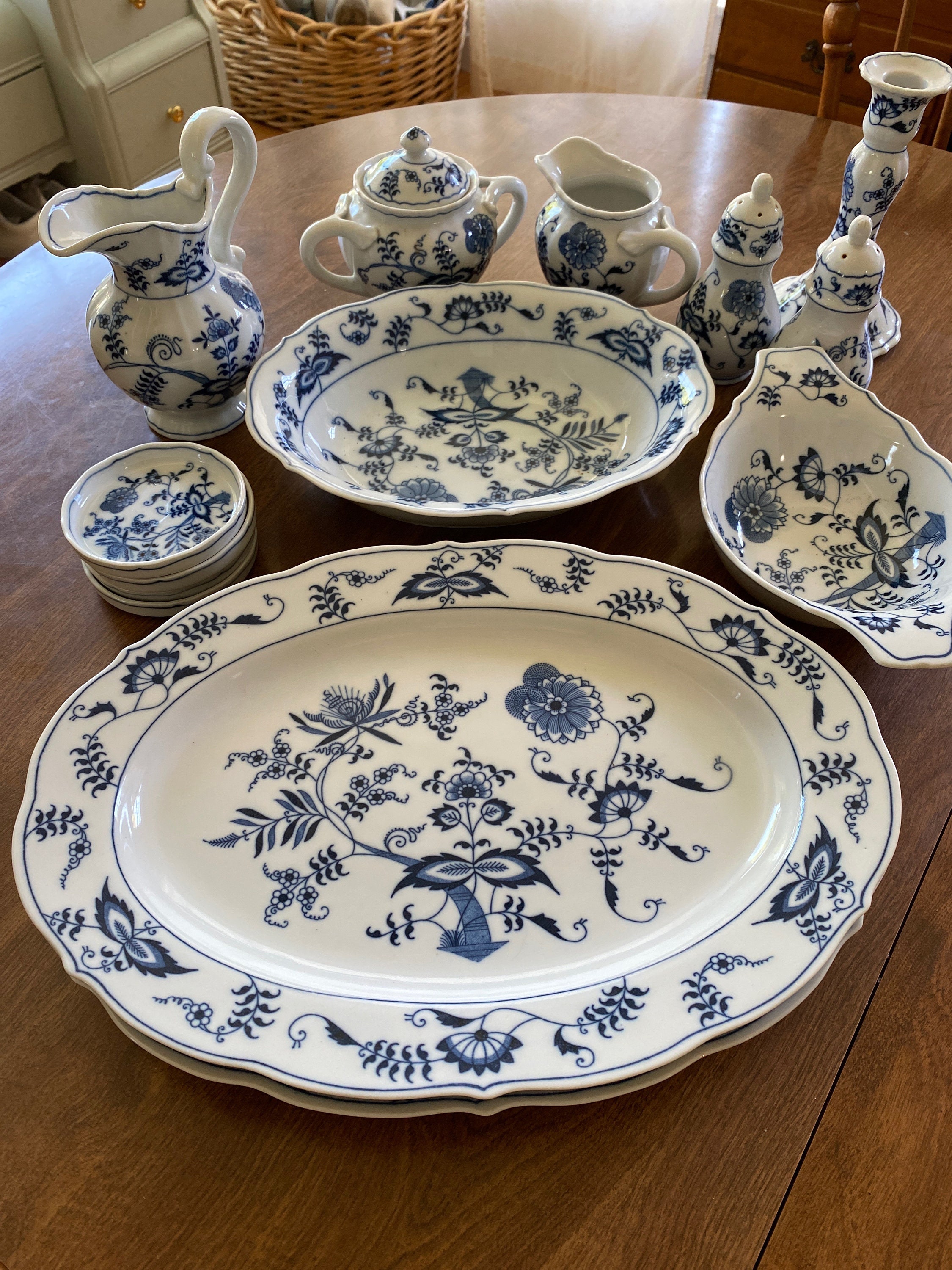 Blue Danube Tea Set - Etsy Blue Danube Tea Set - Etsy