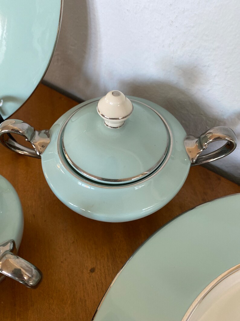 Castleton Turquoise China Selection Etsy