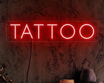 Tattoo neon sign, Tattoo led sign, Tattoo studio sign, Tattoo light sign, Tattoo artist gift, Neon sign for business, Tattoo studio decor