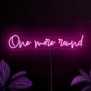 Jeszcze jeden okrągły neon, Motywacyjny neon, Bar neon, Restauracja neon, Cytat neon, Imprezowy neon, Imprezowa dekoracja neonowa