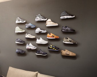 Shoe wall shelf, Shoe wall storage, Shoe wall display, Shoe wall mount, Floating Sneaker Displays, Sneaker wall shelves,Sneaker wall display