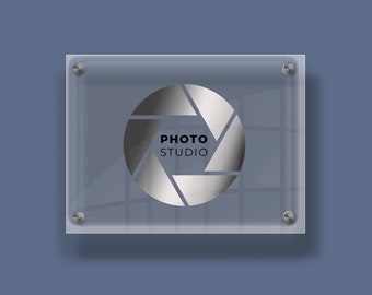 Custom Acrylic Business Plaque, Acrylic Business logo sign, Acrylic business door sign, Custom Acrylic Sign, Custom Acrylic Logo, Lobby Sign