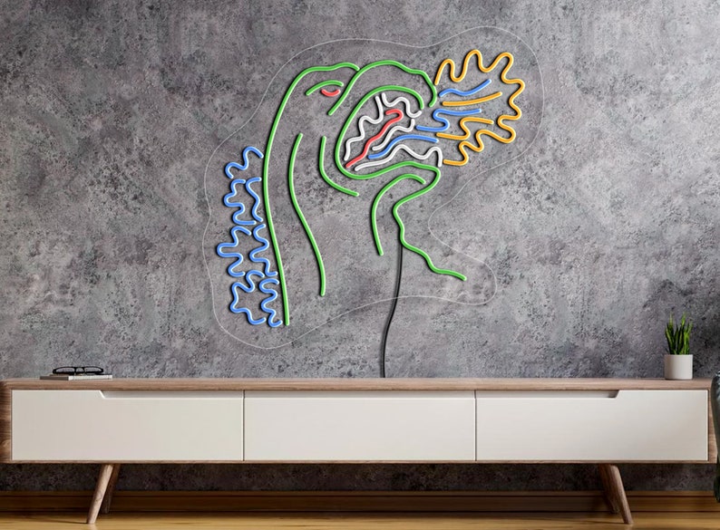 Godzilla Led Sign Godzilla Led Sign, Godzilla Neon Sign, Movie Neon Sign, Animal Neon ...
