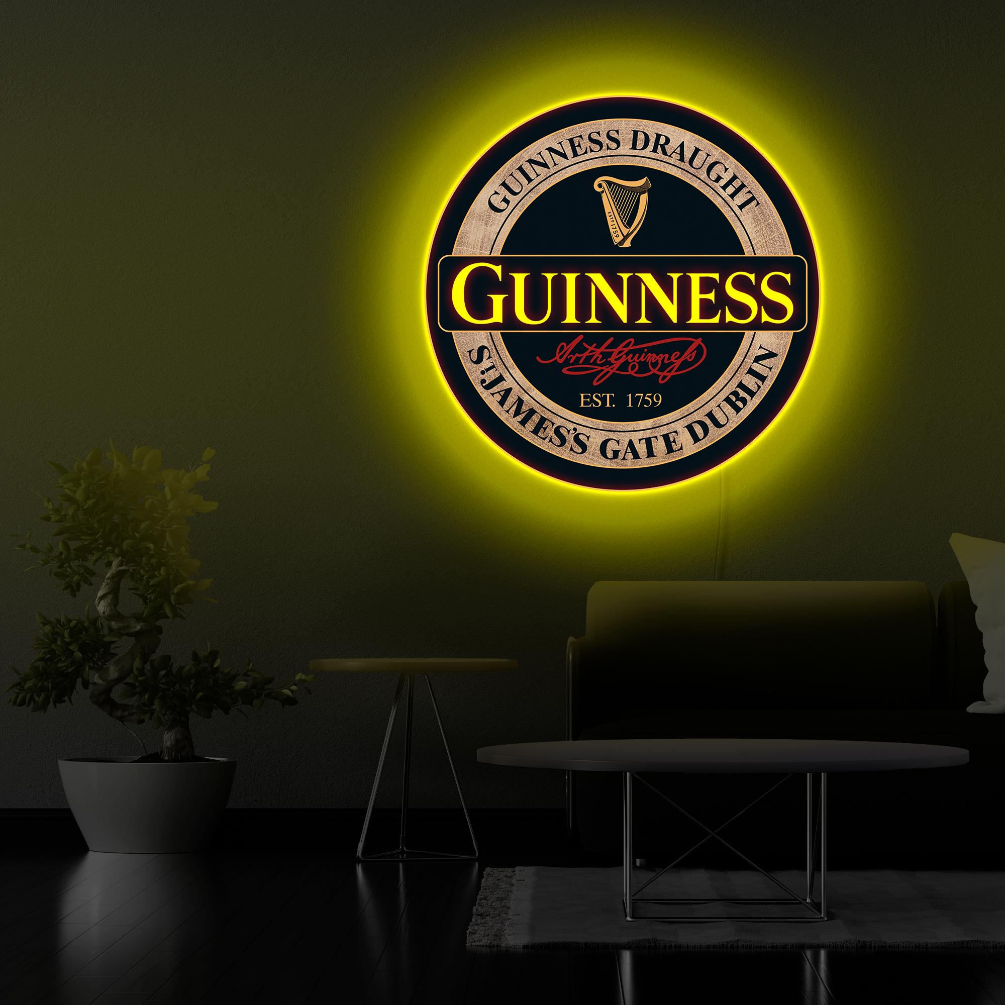 ギネスビールネオンサイン パネルサイン GUINNESS点灯不良 New Guinness Toucan Neon Light Sign 17
