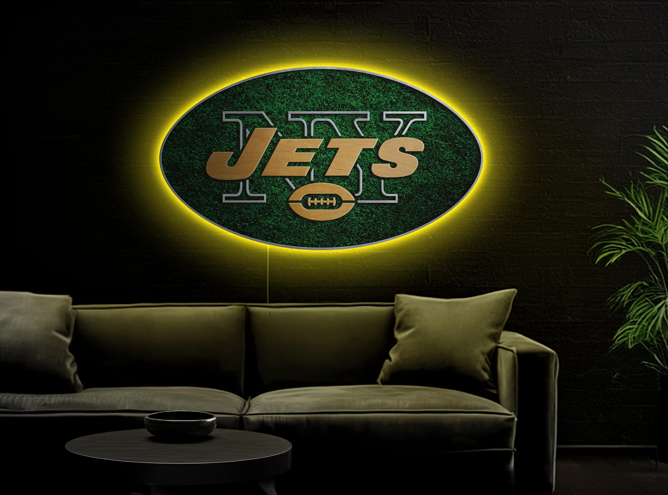 New York Jets 2024 Logo - Die Cut Carbon Fiber Vinyl Sticker at Sticker