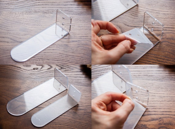 Présentoir à Chaussures Flottant - 24 étagères à Chaussures Pour Mur