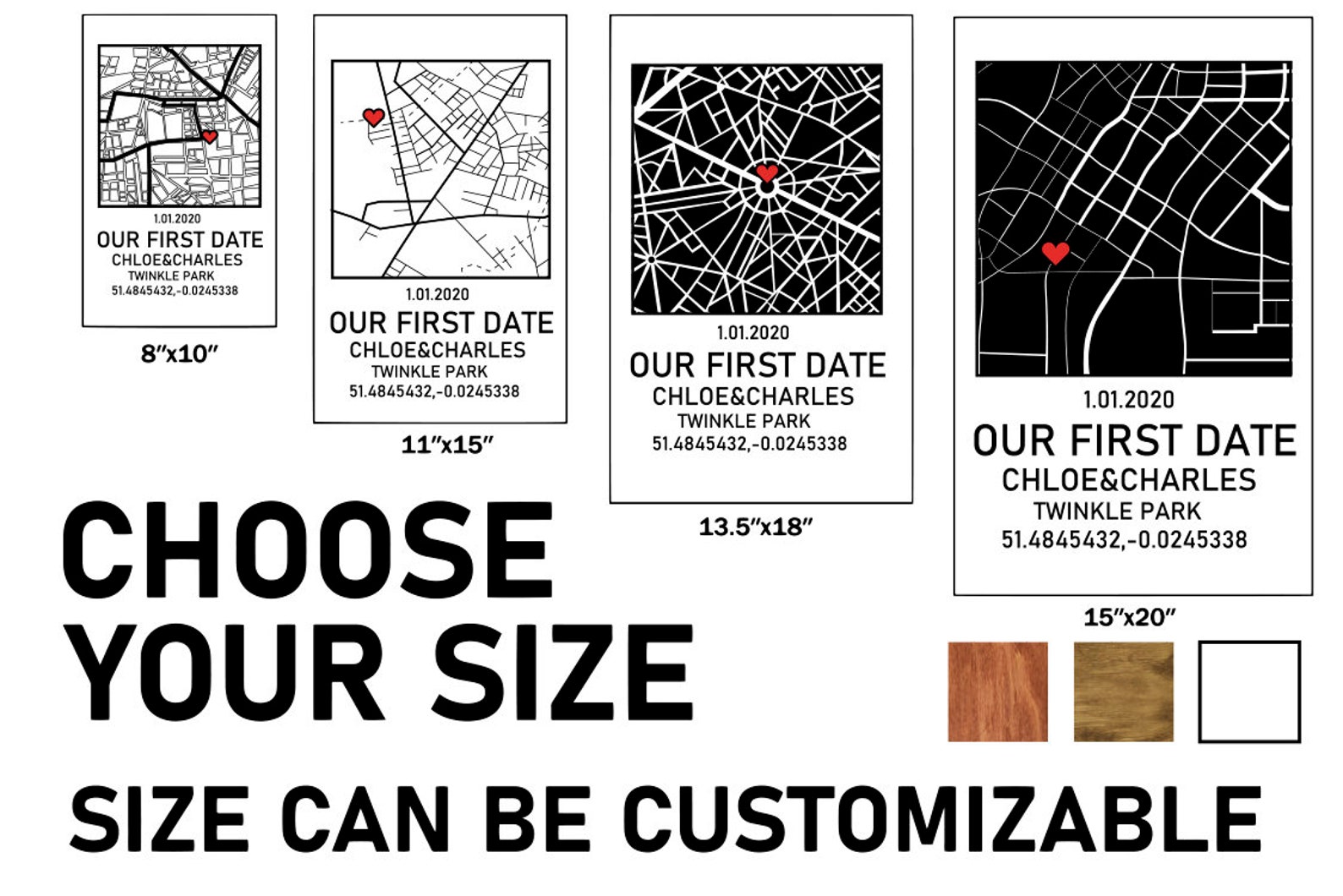 Personalized Acrylic Map Our First Date Map Our First Date Etsy