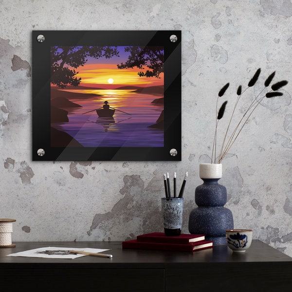 Acrylic photo panel, acrylic print wall art, Custom photo sign, Custom print from photo, Personalized acrylic picture frame, Floating frames