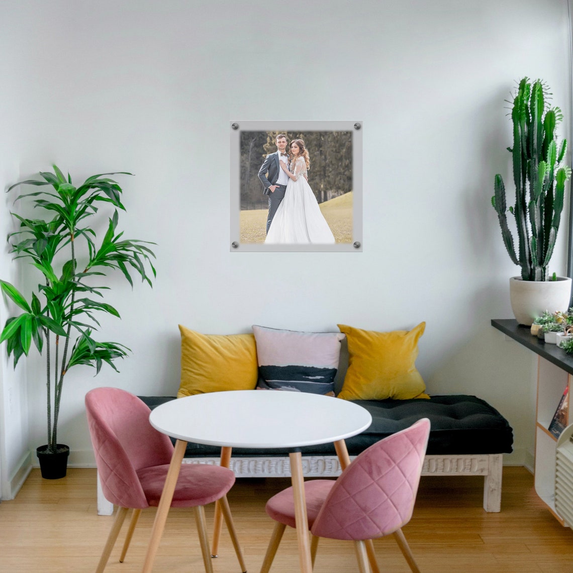 Acrylic Floating Frame Acrylic Picture Frame Keepsake Photo Etsy