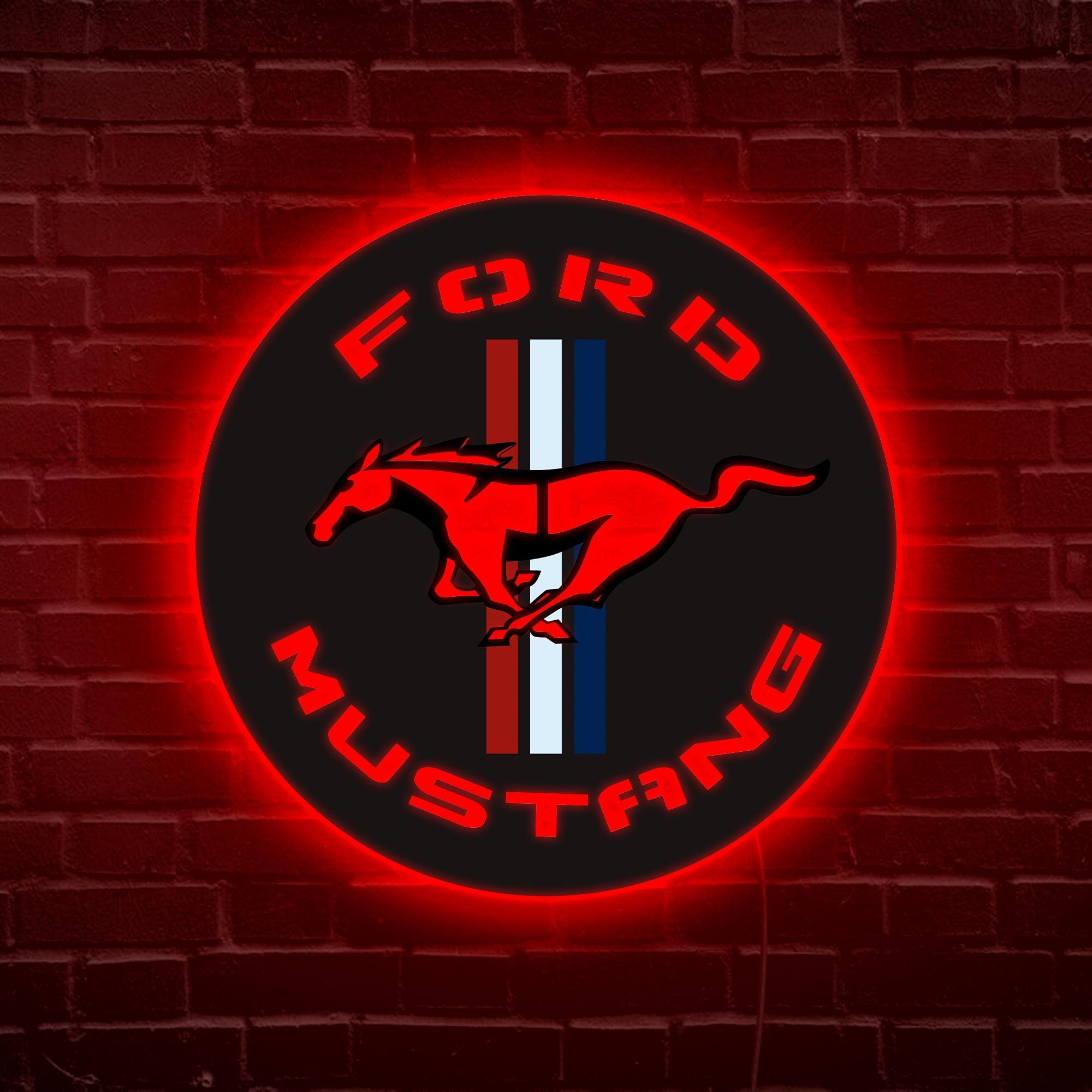 フォード マスタング ネオン サイン 看板 MUSTANG 本物ネオン管 Amazon.com: Neonetics Ford Officially Licensed Product