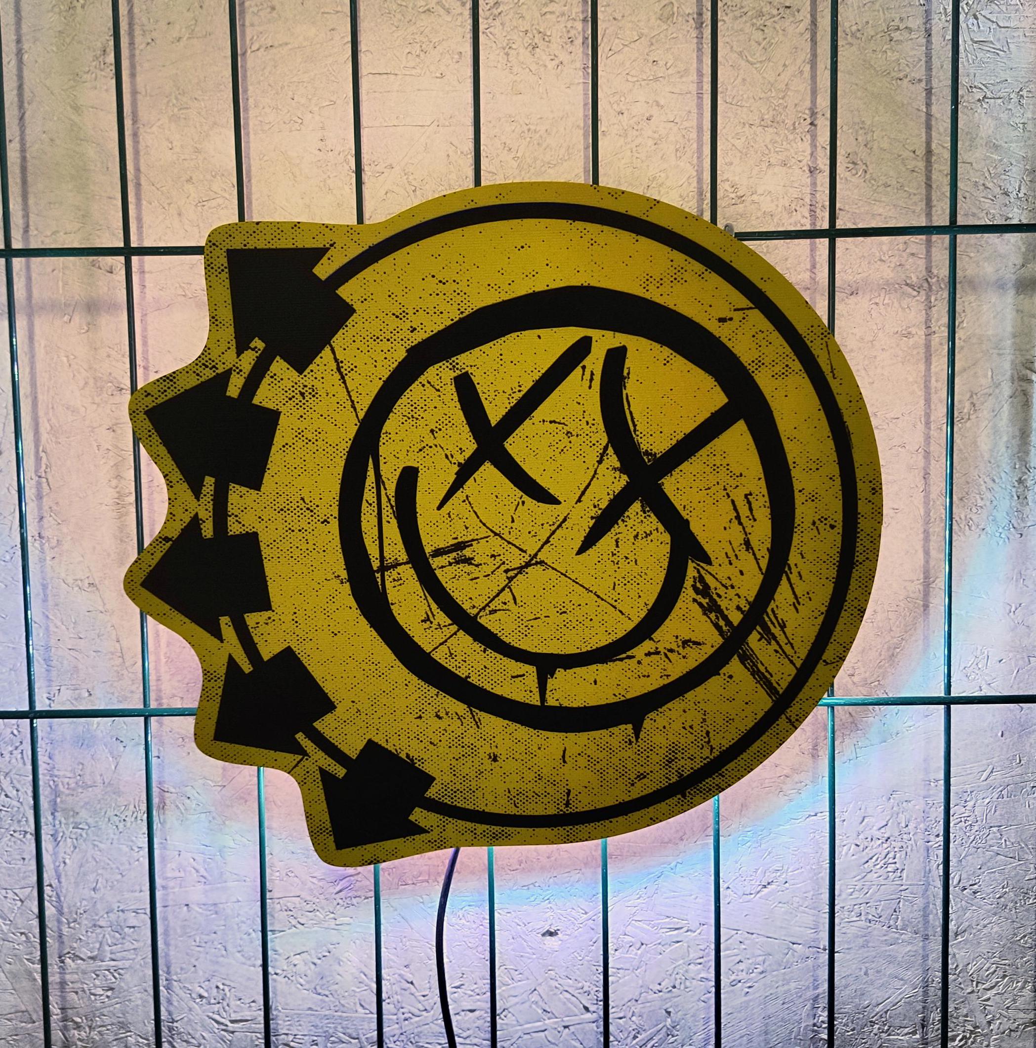 Blink 182 Led Sign, Blink 182 Logo, Blink 182 Neon Sign, Rock Band Sign ...