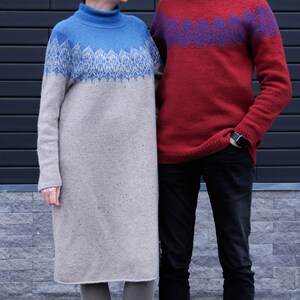 Knitting Pattern PDF - Beautiful Norwegian Sweater -icelandic Style ...