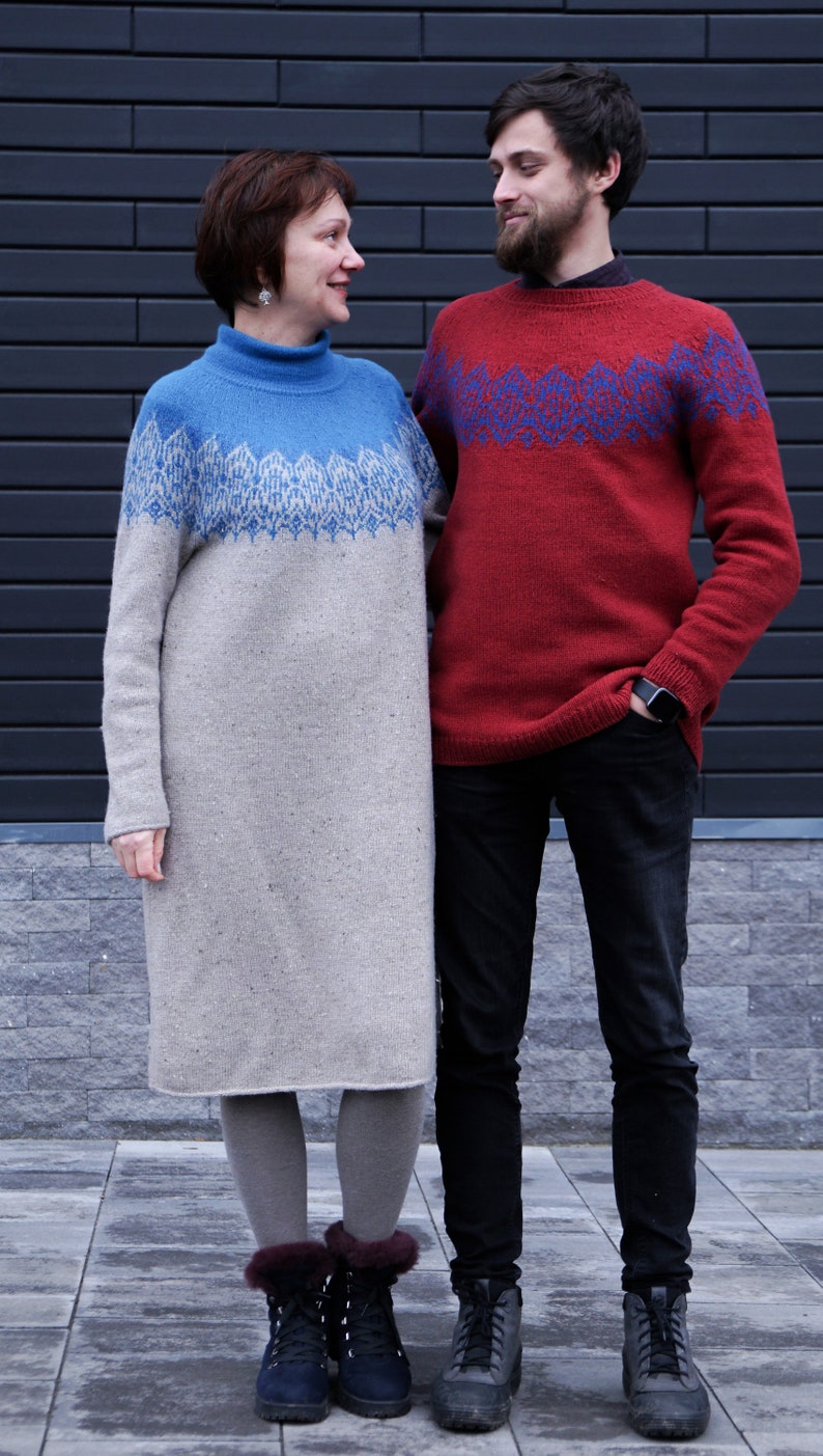 Knitting Pattern PDF - Beautiful Norwegian Sweater -icelandic Style ...